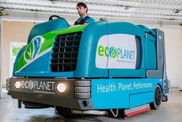 parkade cleaning machine Vancouver Lower Mainland eco planet